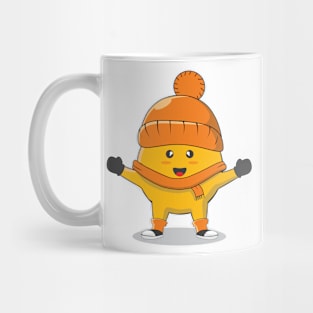 winter orange Mug